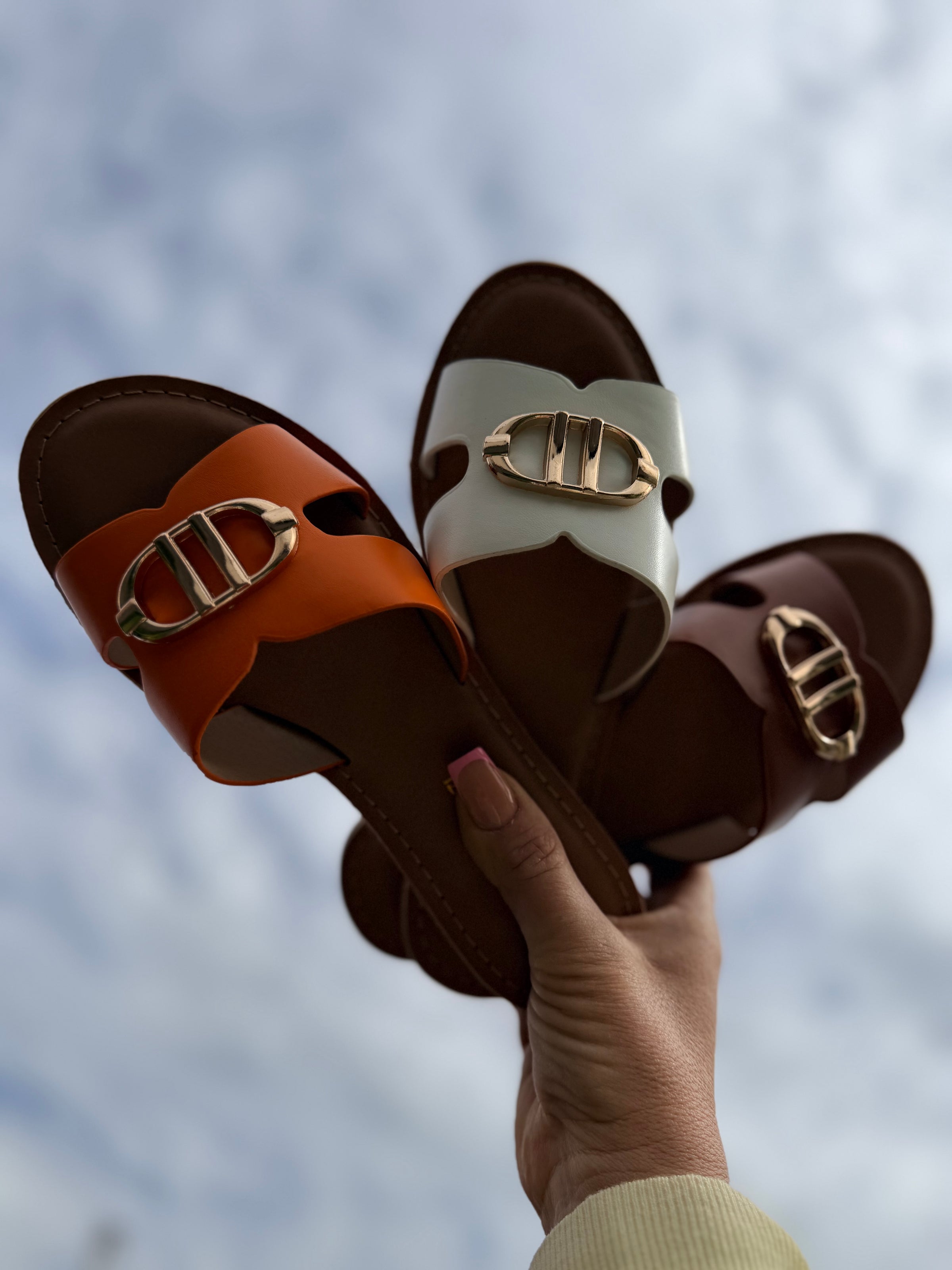 INSPIRED SANDALS - ORANGE