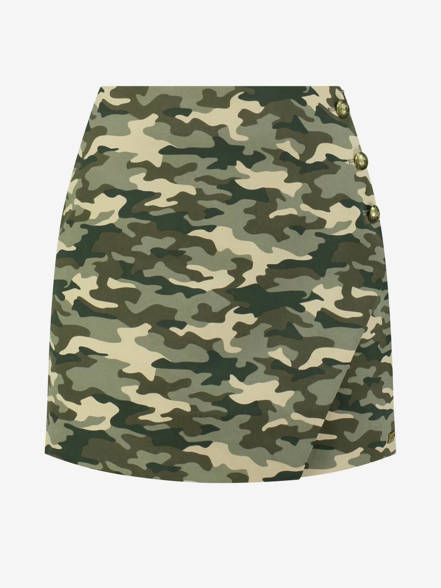 Nikkie Asti Camo Skirt -Combat Green