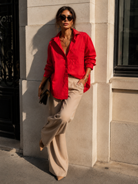 CHARM BLOUSE - RED