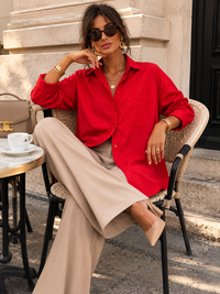 CHARM BLOUSE - RED