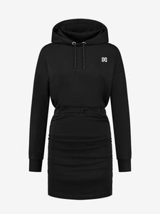 Nikkie Ames Hoodie Dress - Black