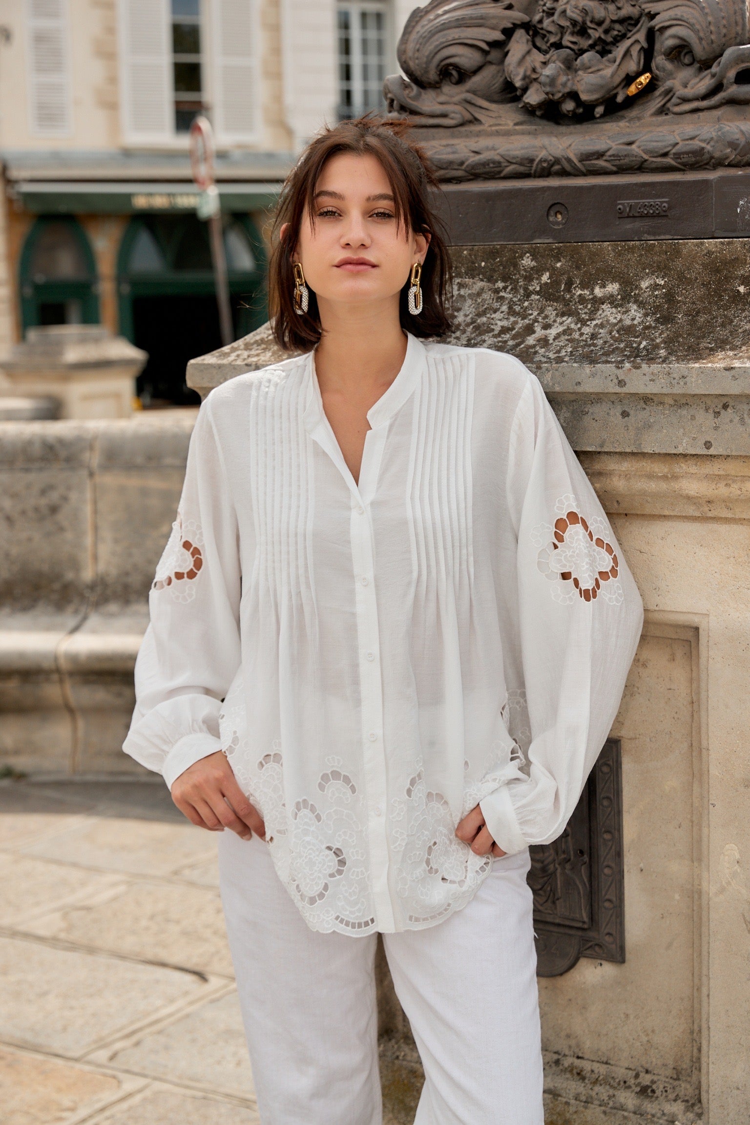 Blouse Fleur - White