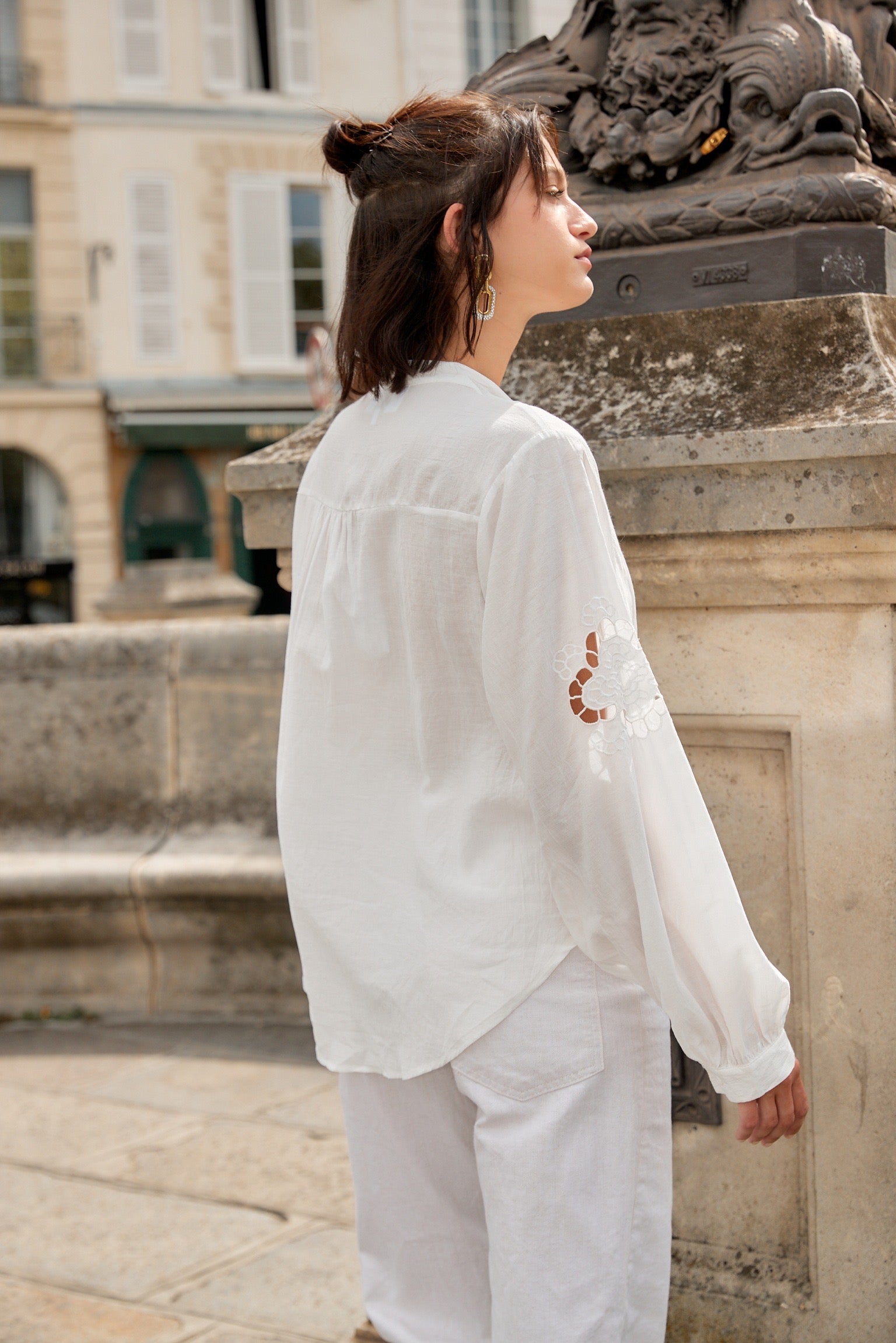 Blouse Fleur - White