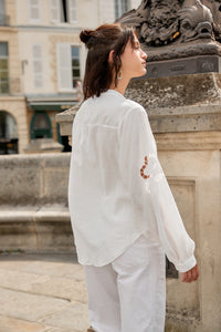 Blouse Fleur - White