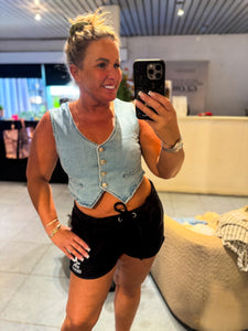 Salma top - Jeans