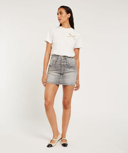 JOSH V KATIA SKIRT - GREY DENIM