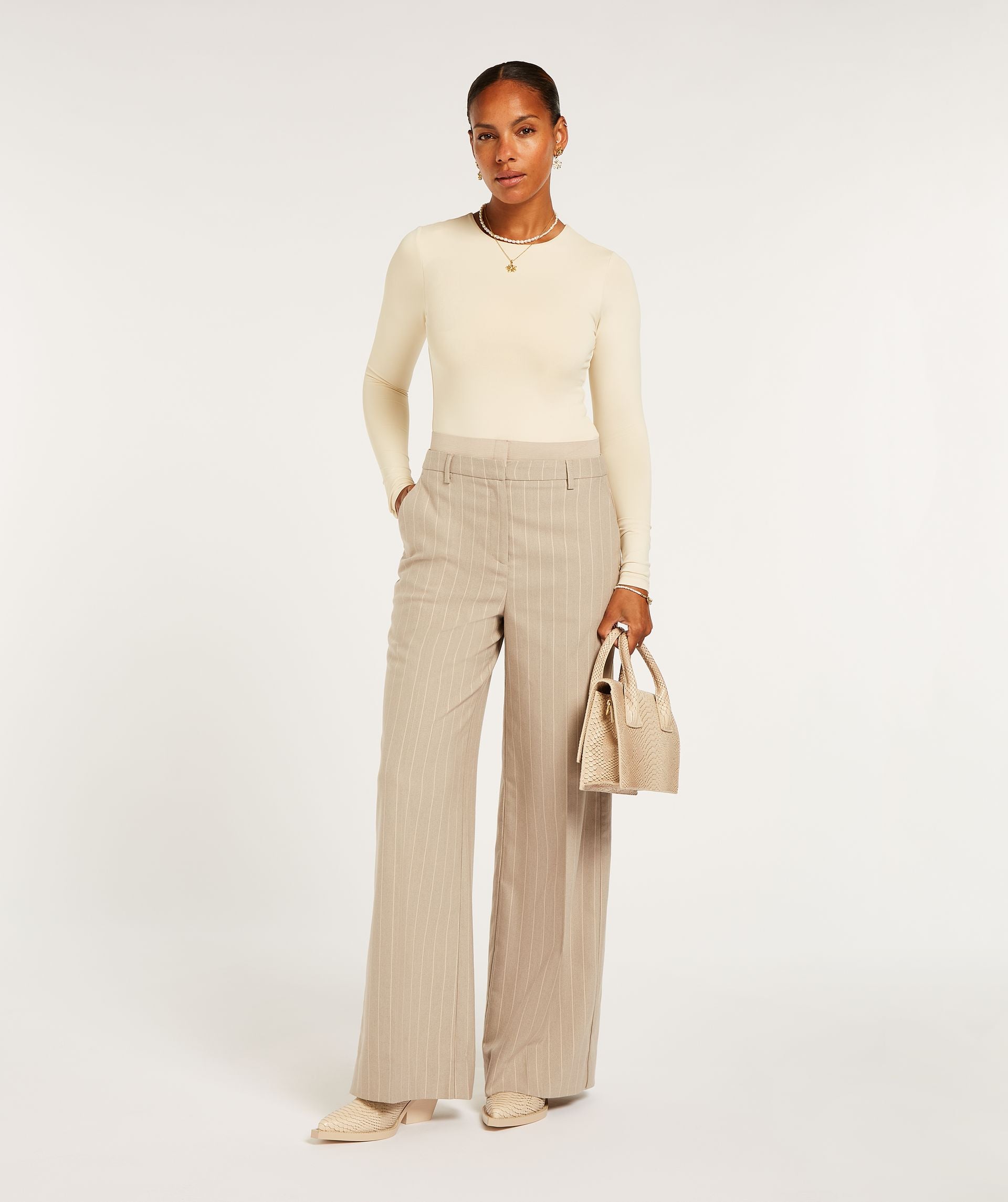 JOSH V NINA PANTS-WARM GREY