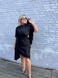 VICOLO ABITO DRESS - BLACK