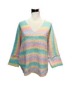 Rainbow sweater - Pink