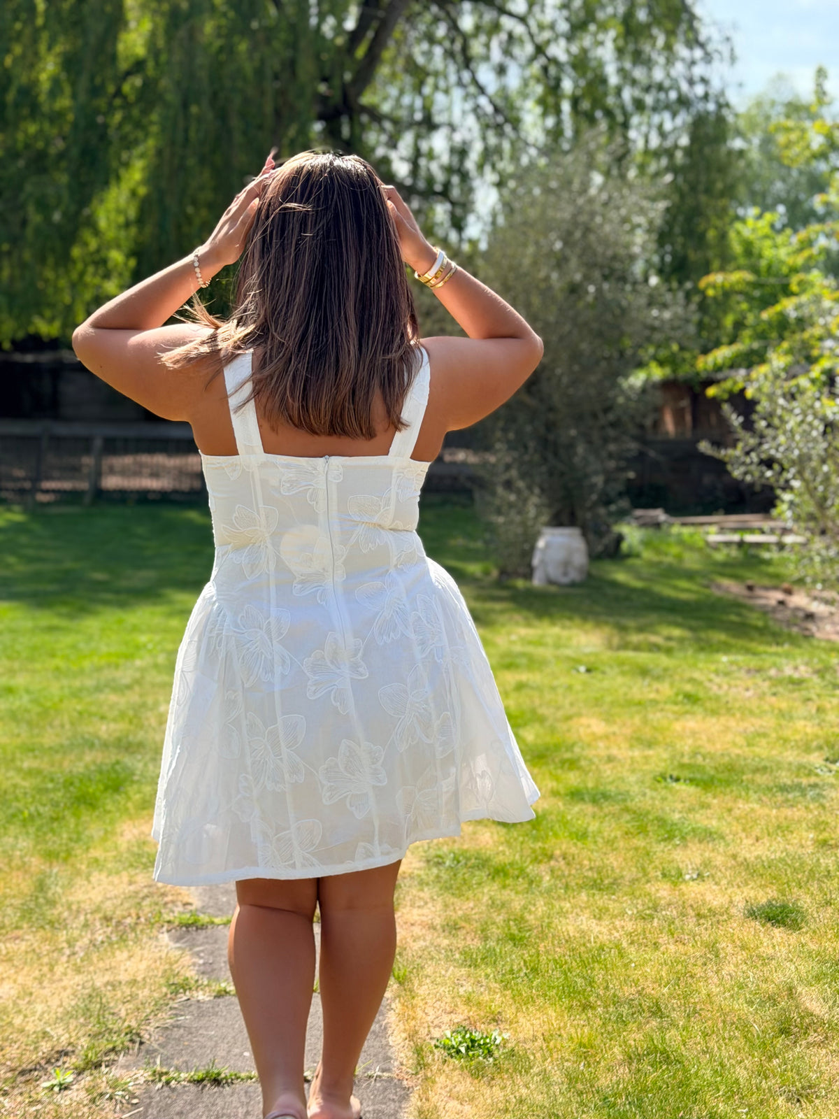 DALINA DRESS - WHITE