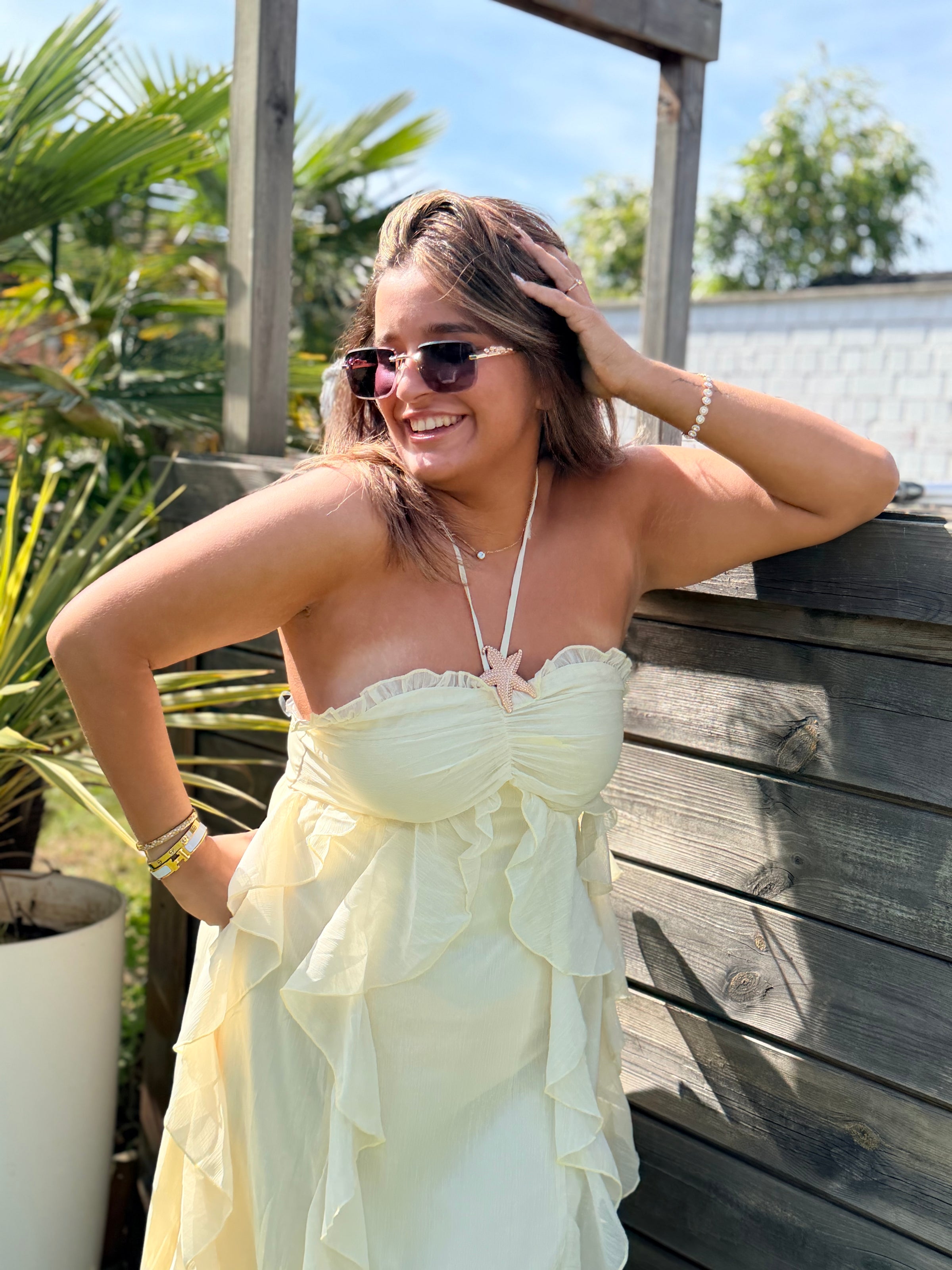 NAYLA DRESS - YELLOW