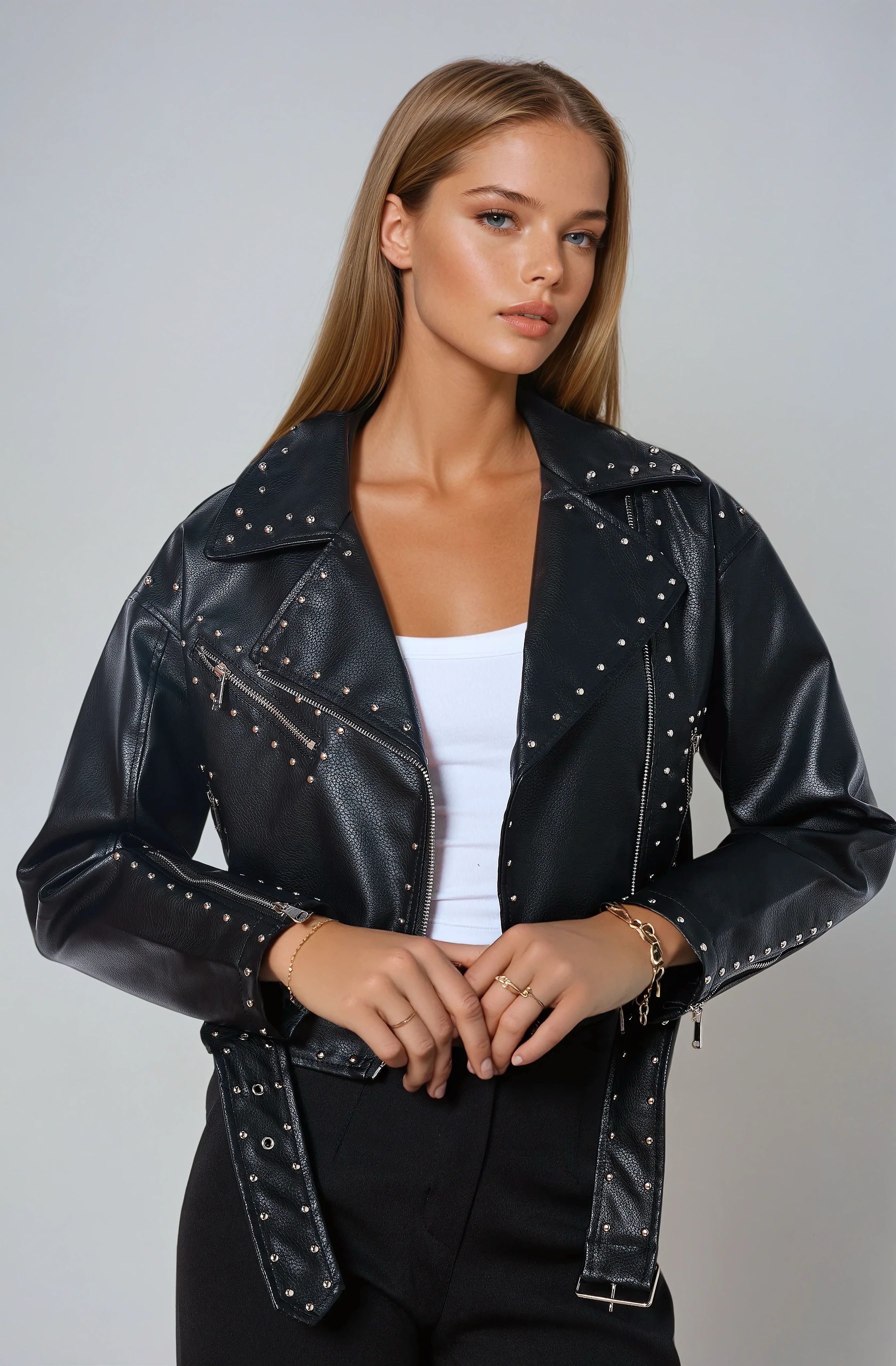 BIKER jacket - Black