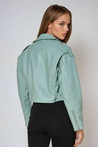 Biker Jacket - Mint