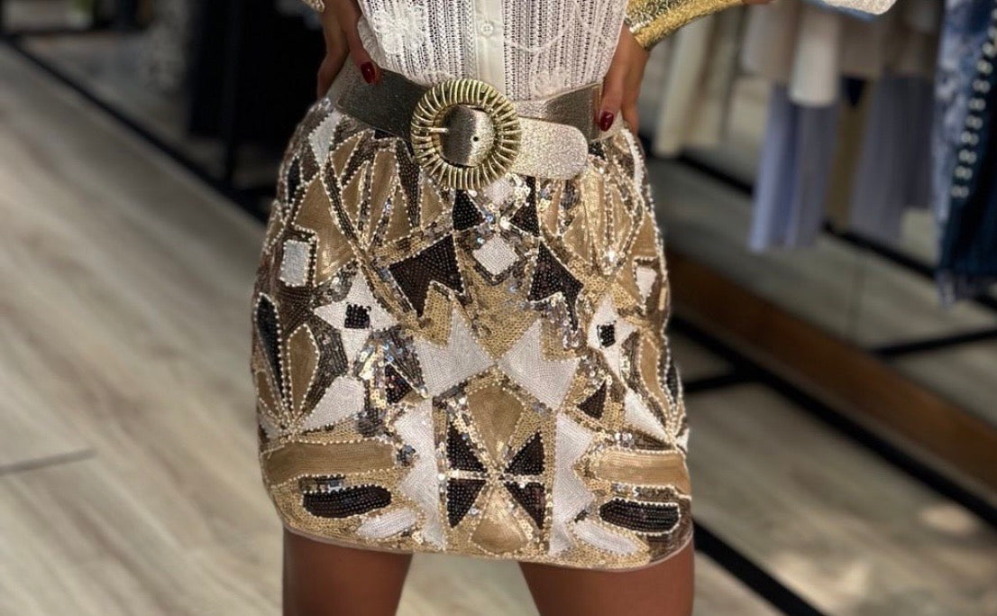 Party skirt - Gold