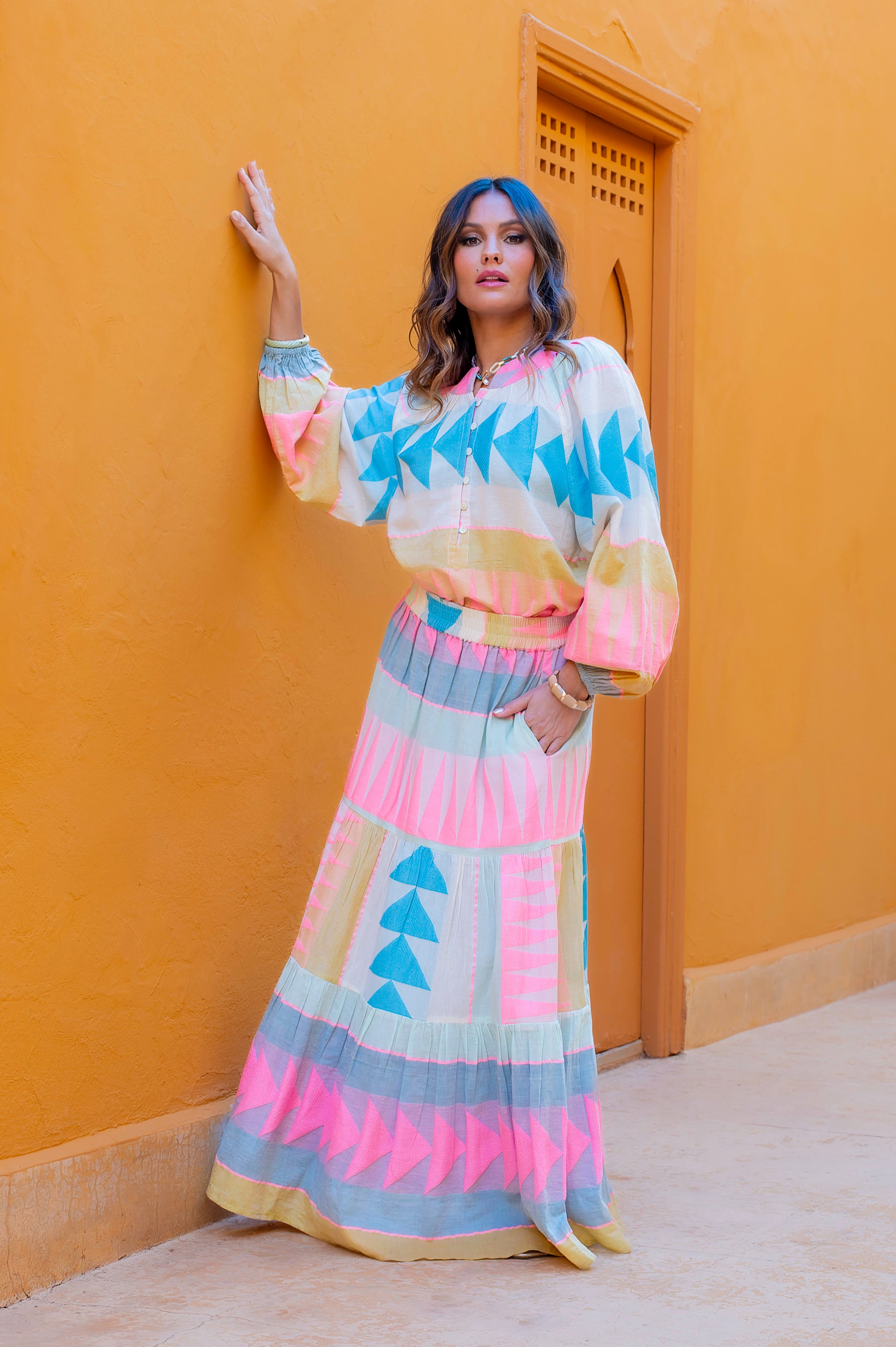Blouse NISTER - Neon Pink