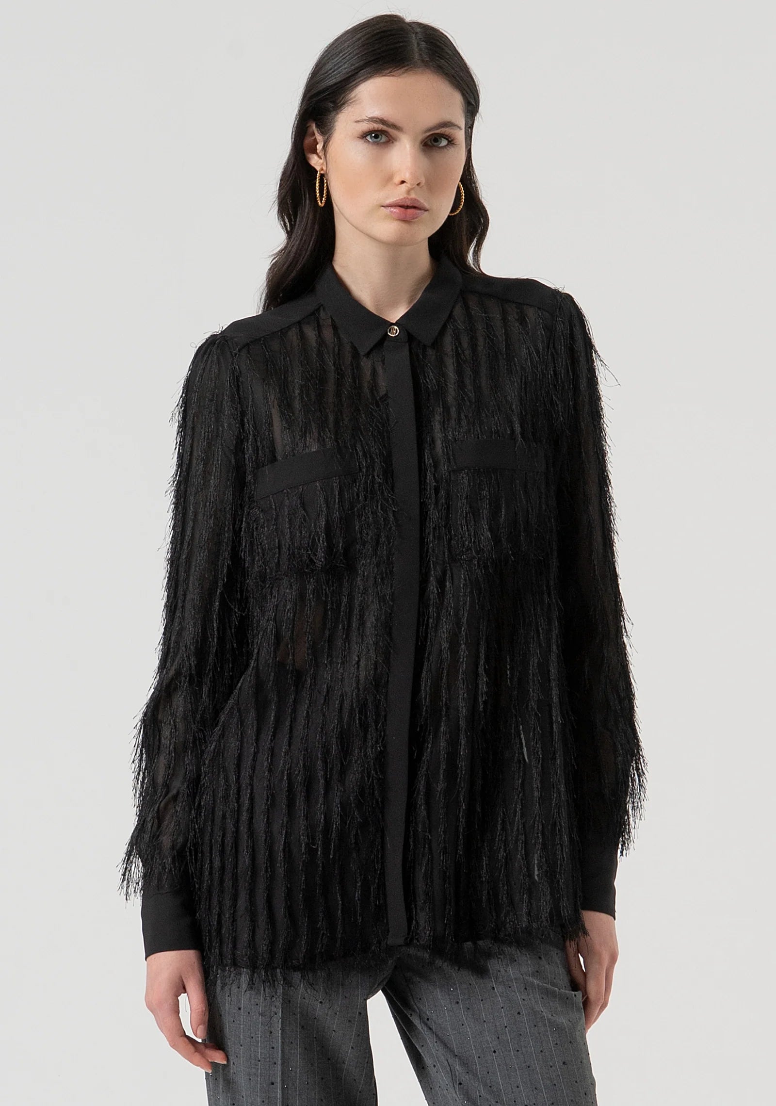 FRANCO slim shirt - Black