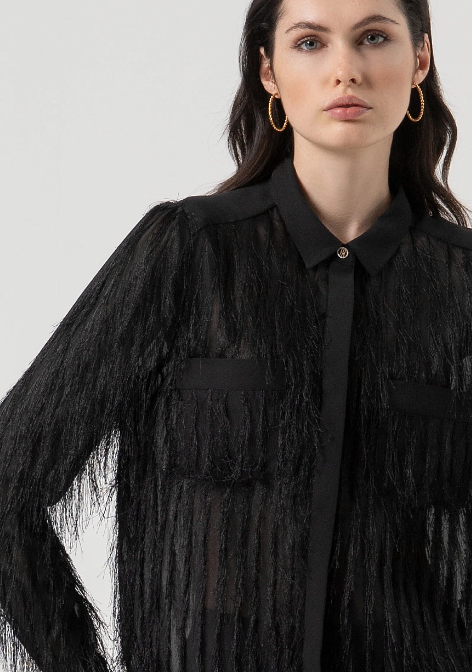 FRANCO slim shirt - Black