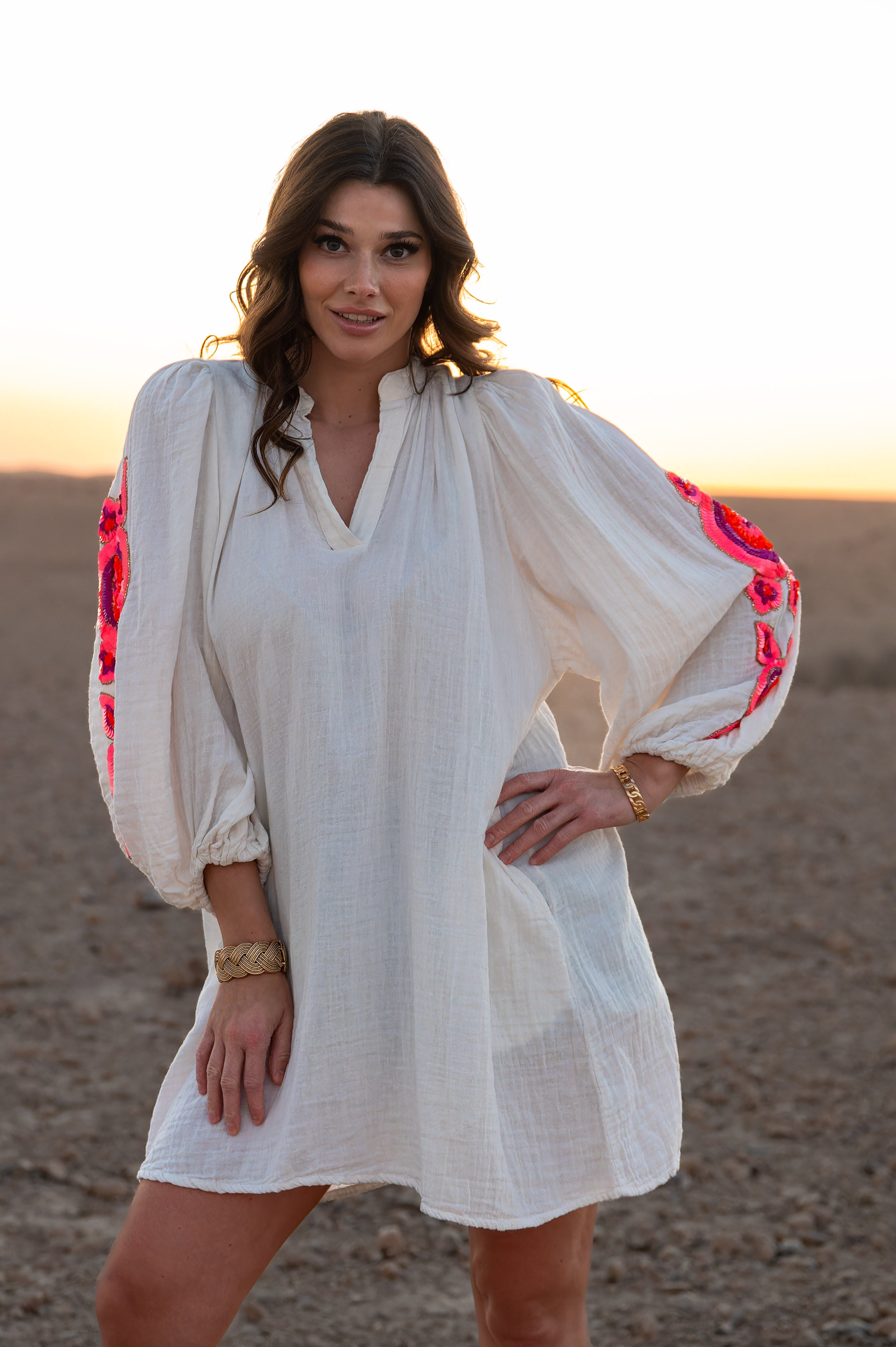 Dress Paralimi - White