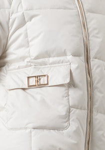 FRANCO puffer coat - Cream