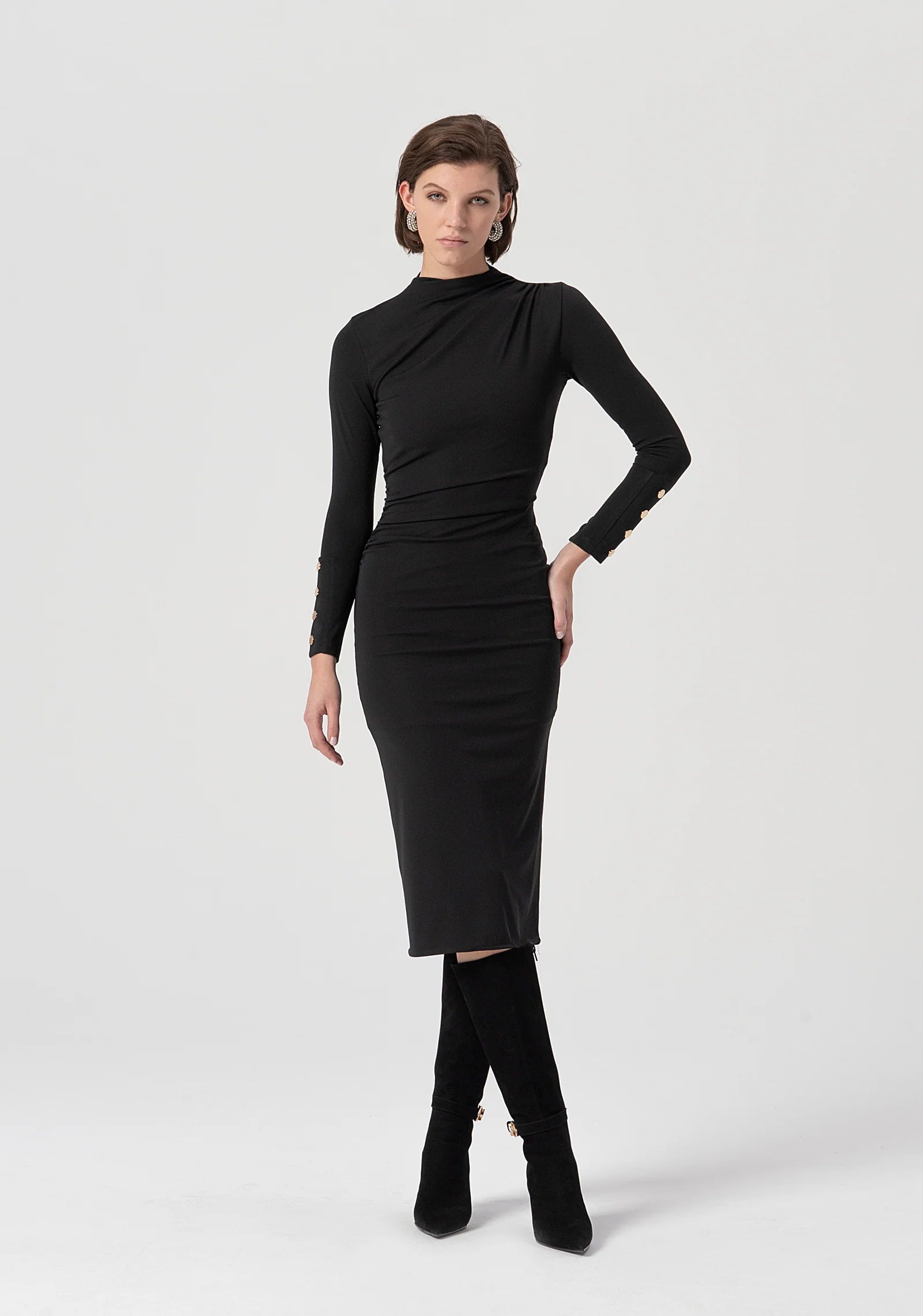 FRANCO Midi dress - Black