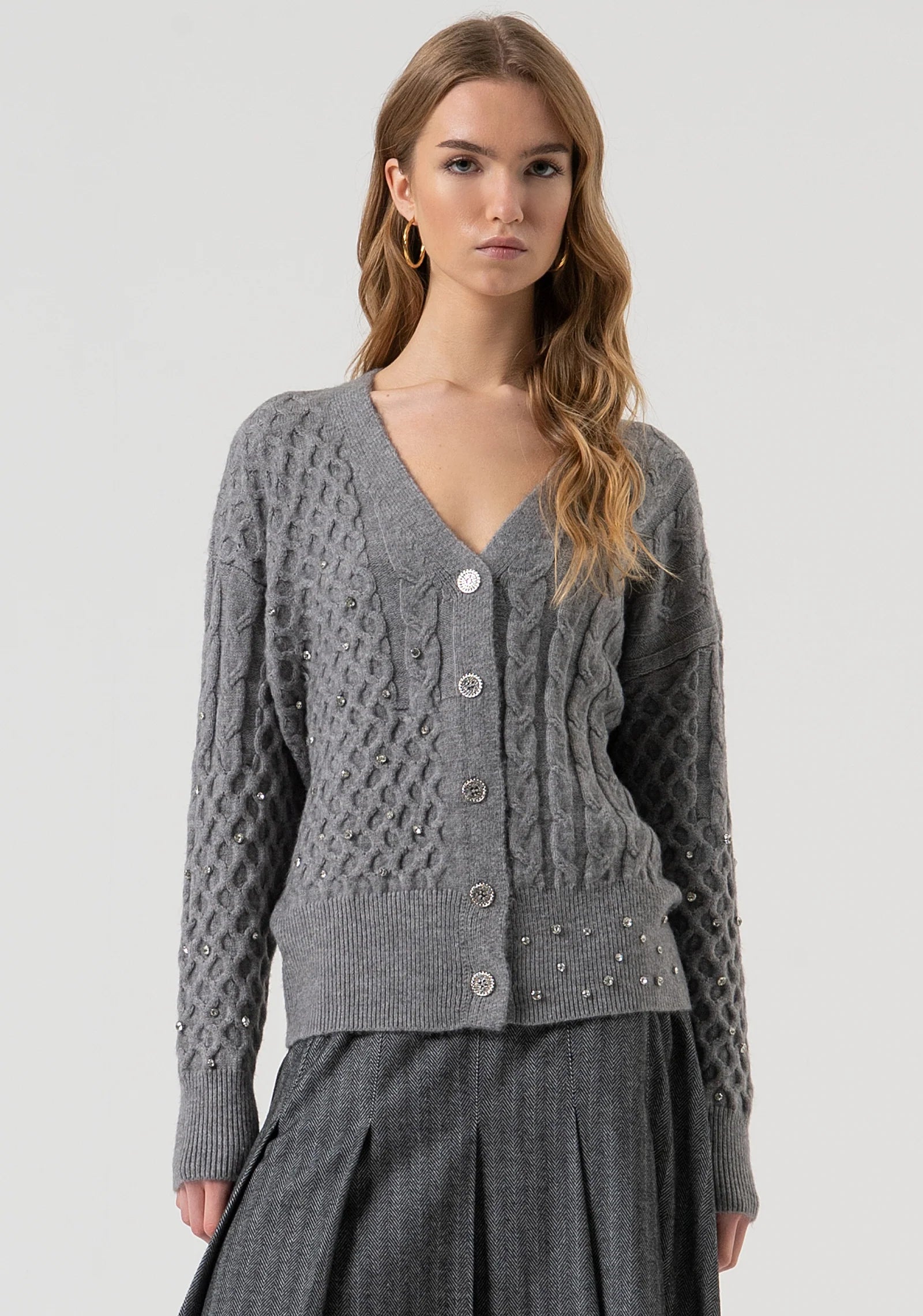 FRANCO button gilet - Grey