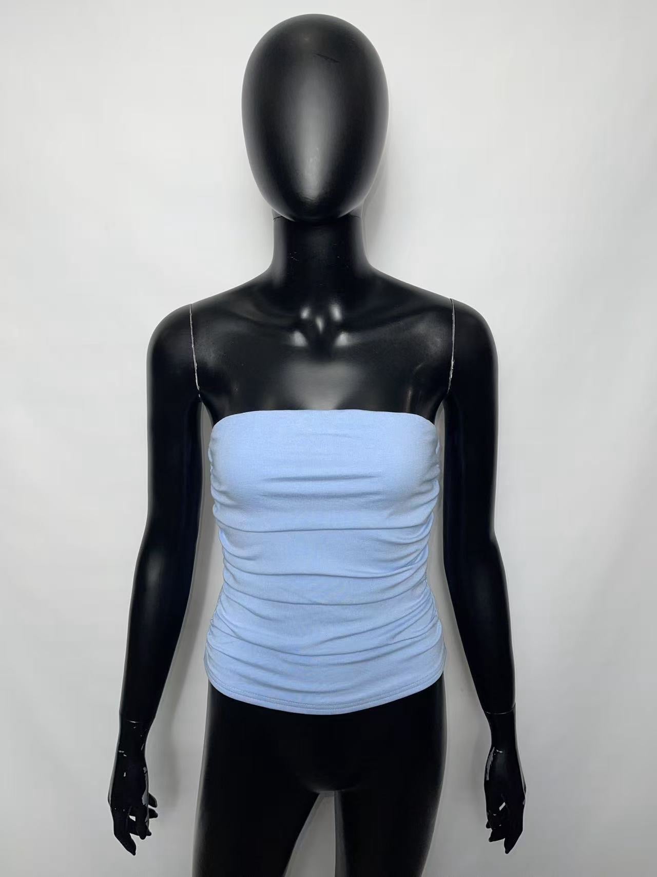 Bandeaux top - Blauw