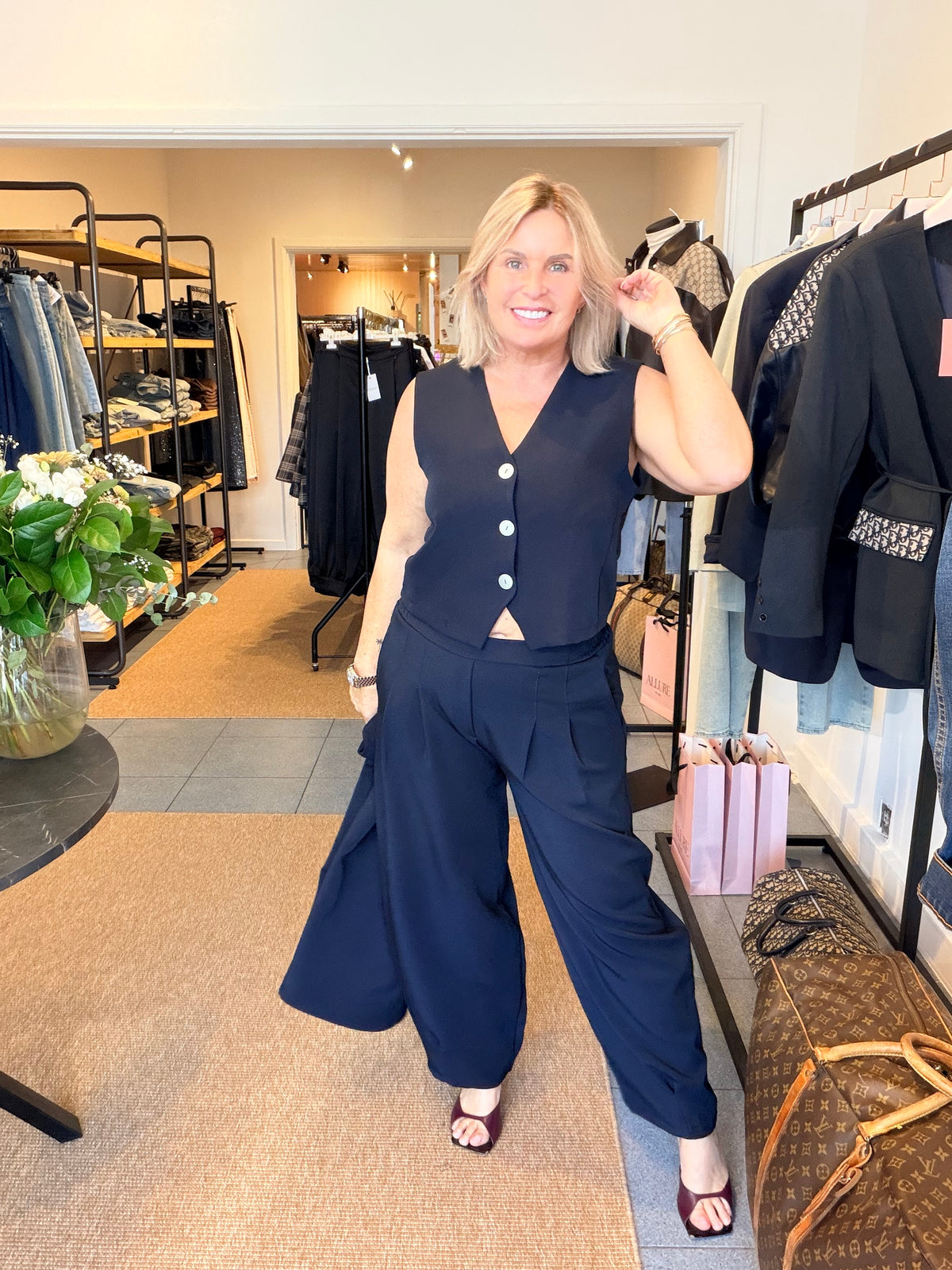 ESTELLE PANTS - BLUE