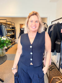 ESTELLE VEST - BLUE
