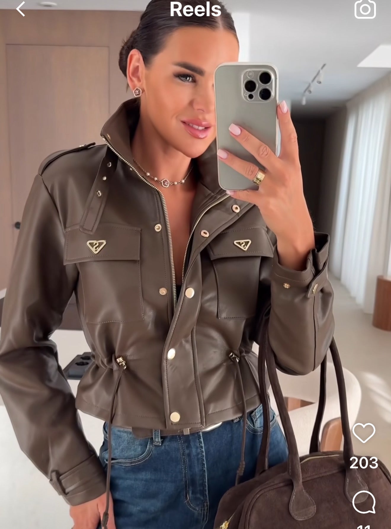 Sarah’s jacket - Brown