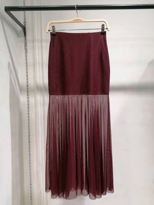 Lush Skirt - Bordeaux