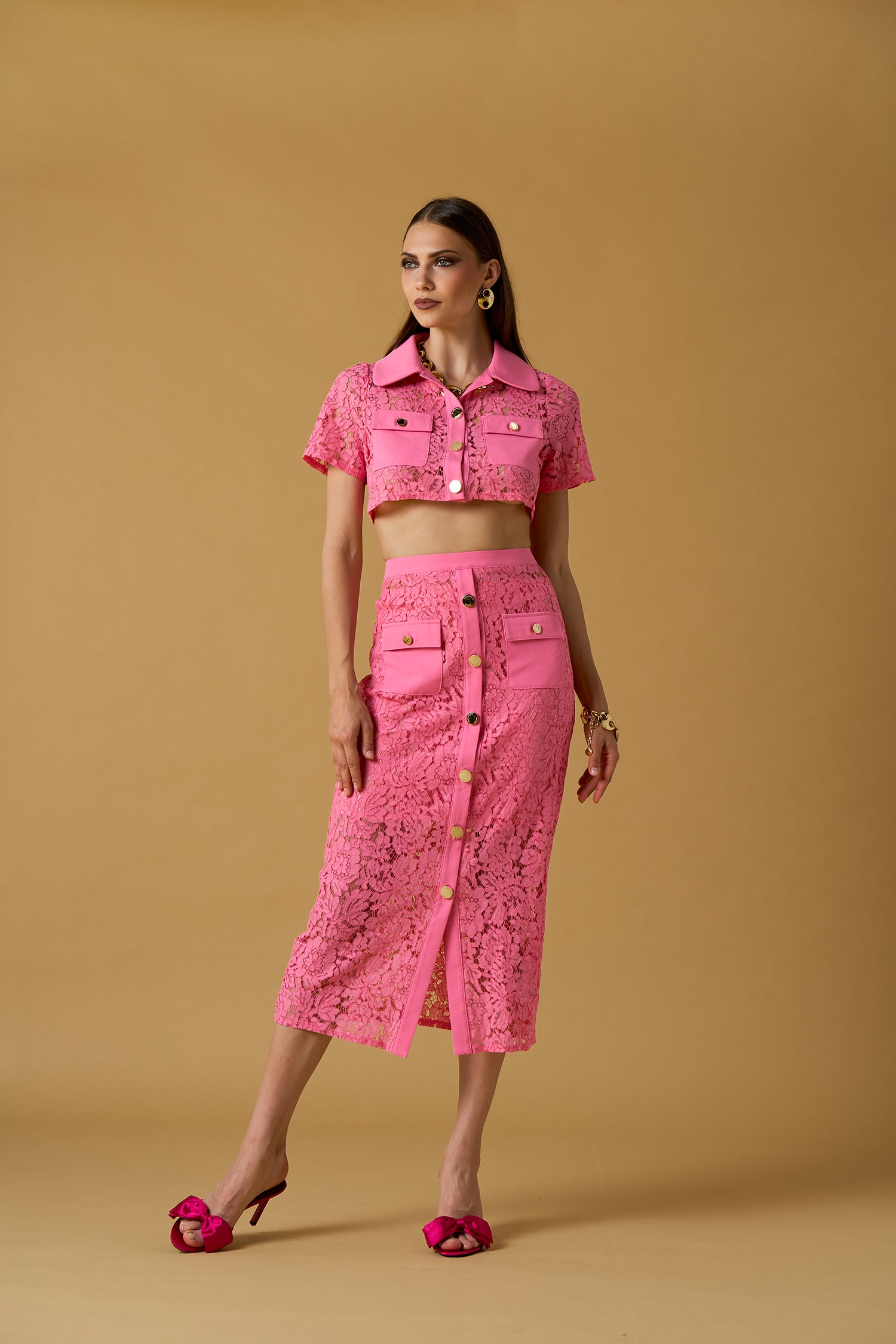 NO SECRET SKIRT CROCHET - PINK