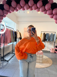 LILOZA BLOUSE - FLUO ORANGE