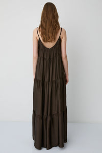AMAYA DRESS - BROWN