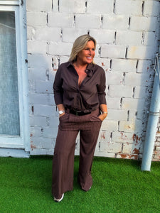 Mocha Pants - Brune