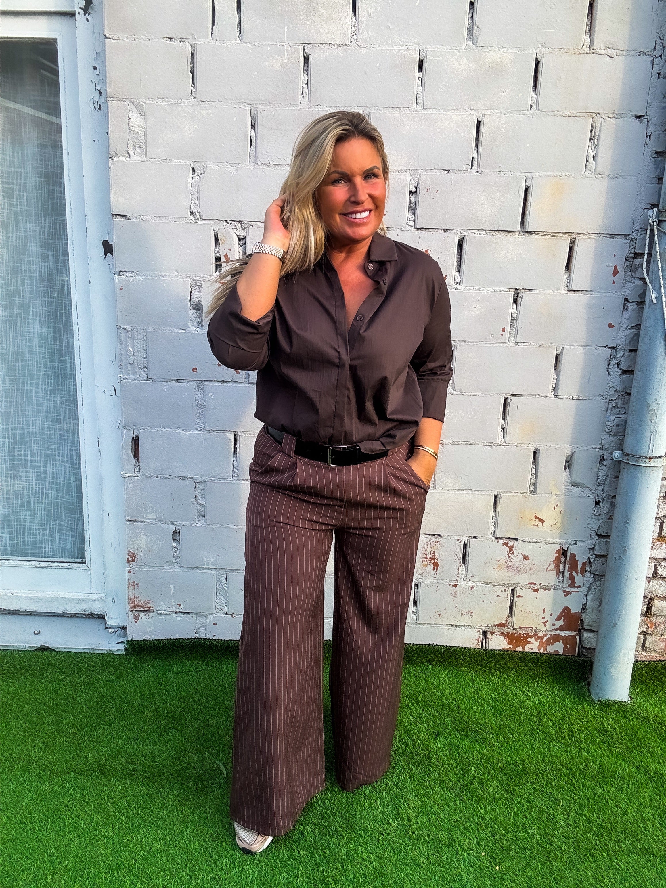 Mocha Pants - Brune