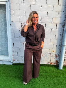 Mocha Pants - Brune