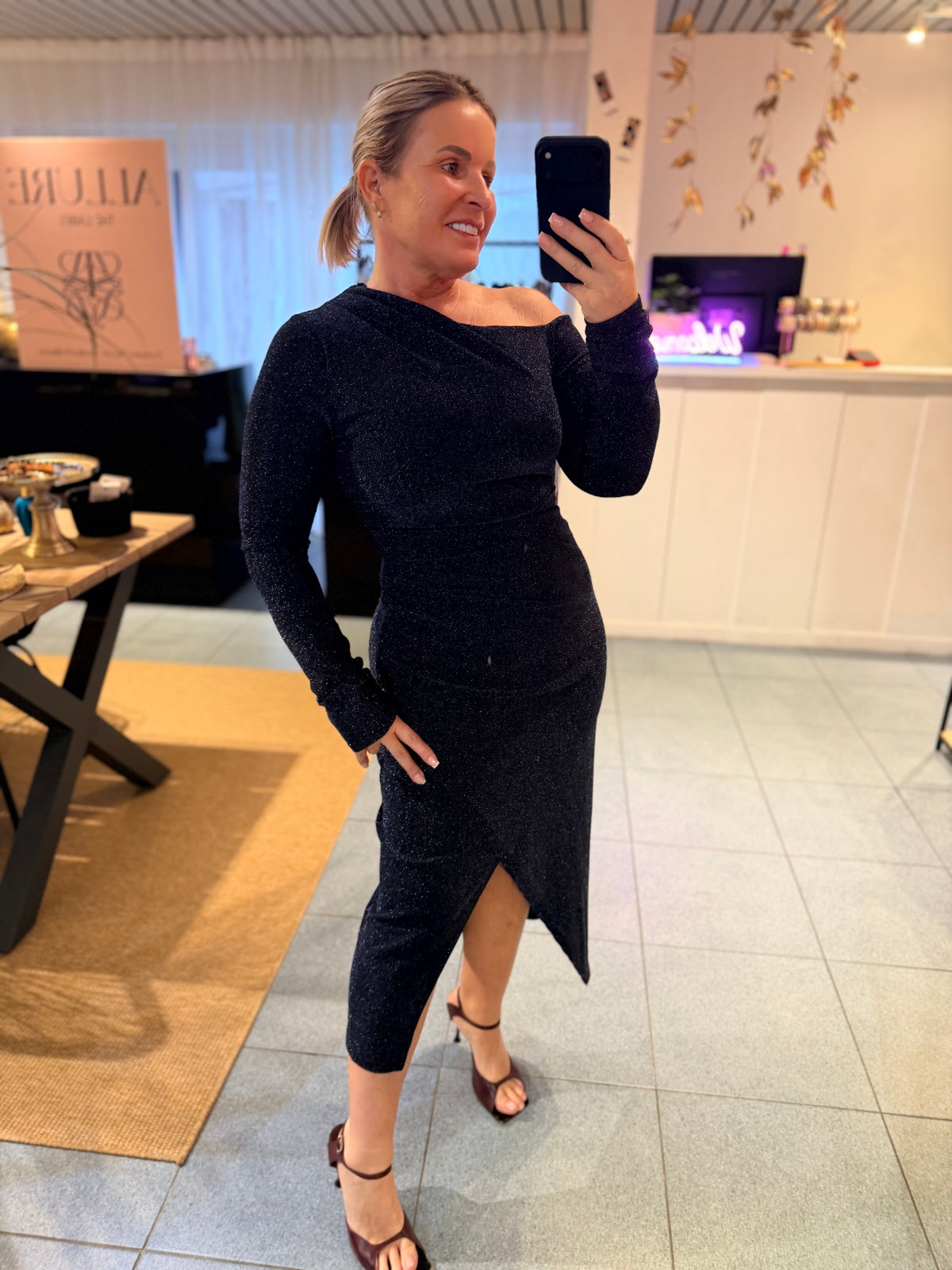 FB BLUE GLIMMER DRESS