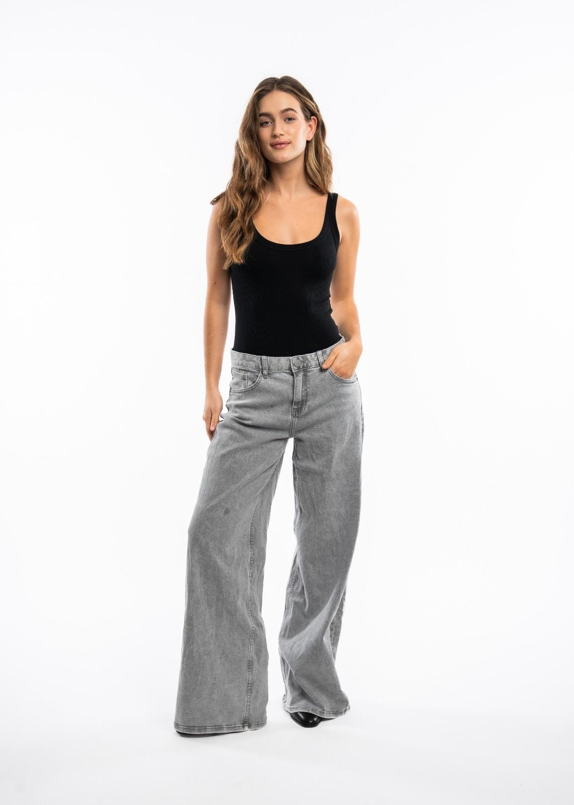 Leonie jeans - Grey