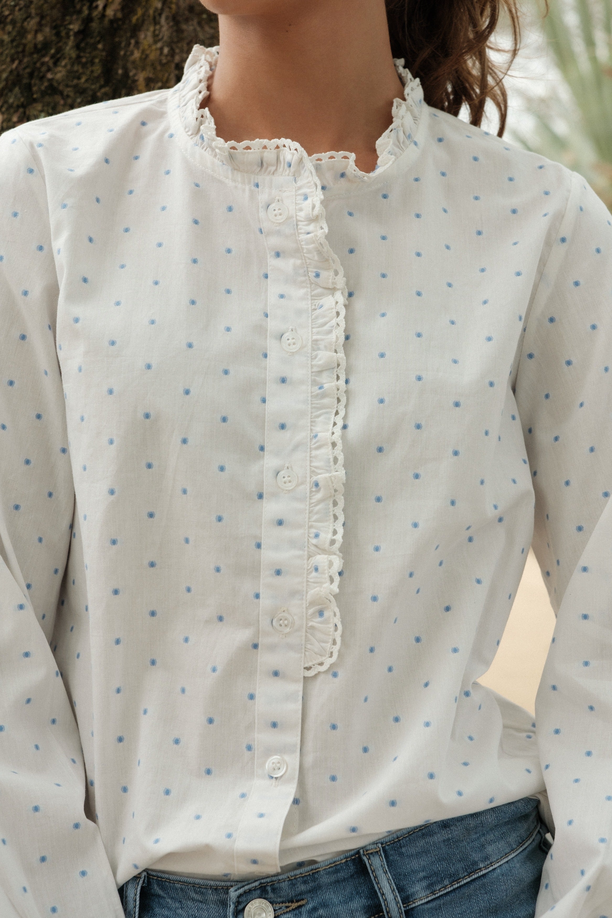 BLOUSE ROSALIE - BLUE