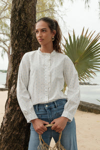 BLOUSE ROSALIE - BLUE