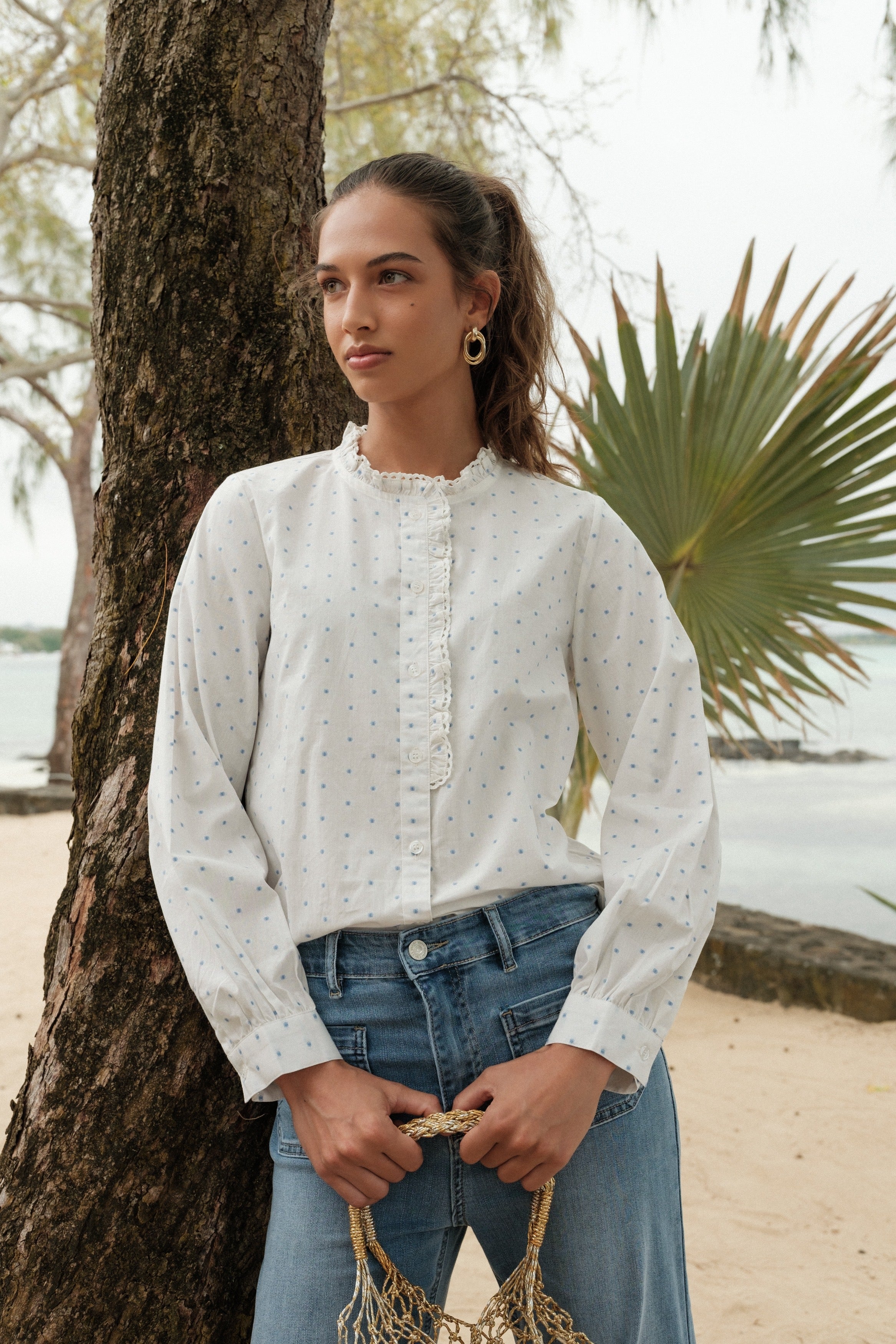 BLOUSE ROSALIE - BLUE