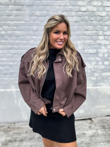 lio jacket - Brown
