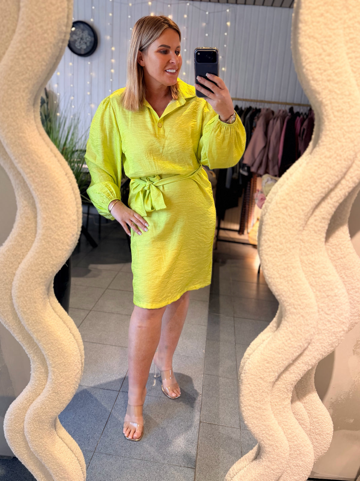 AMELIE DRESS CLEMENCE - LEMON