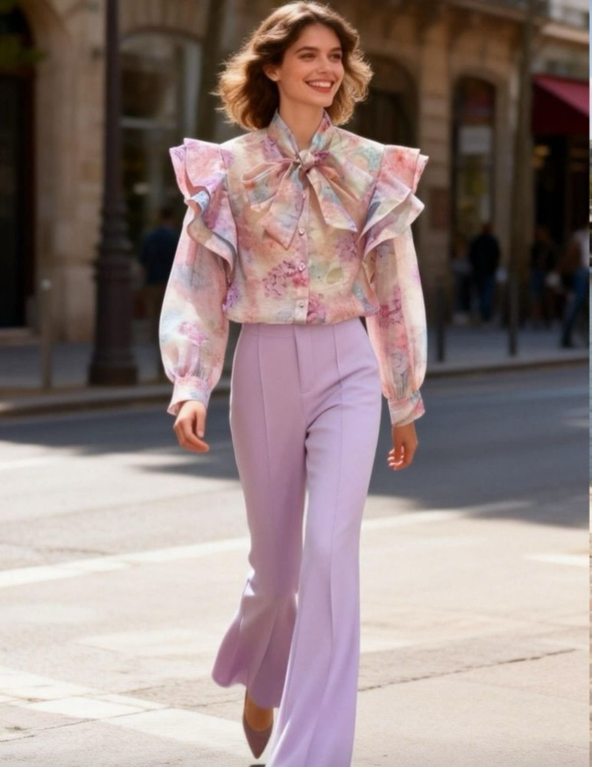 BLOUSE BELLE - ROSÉ