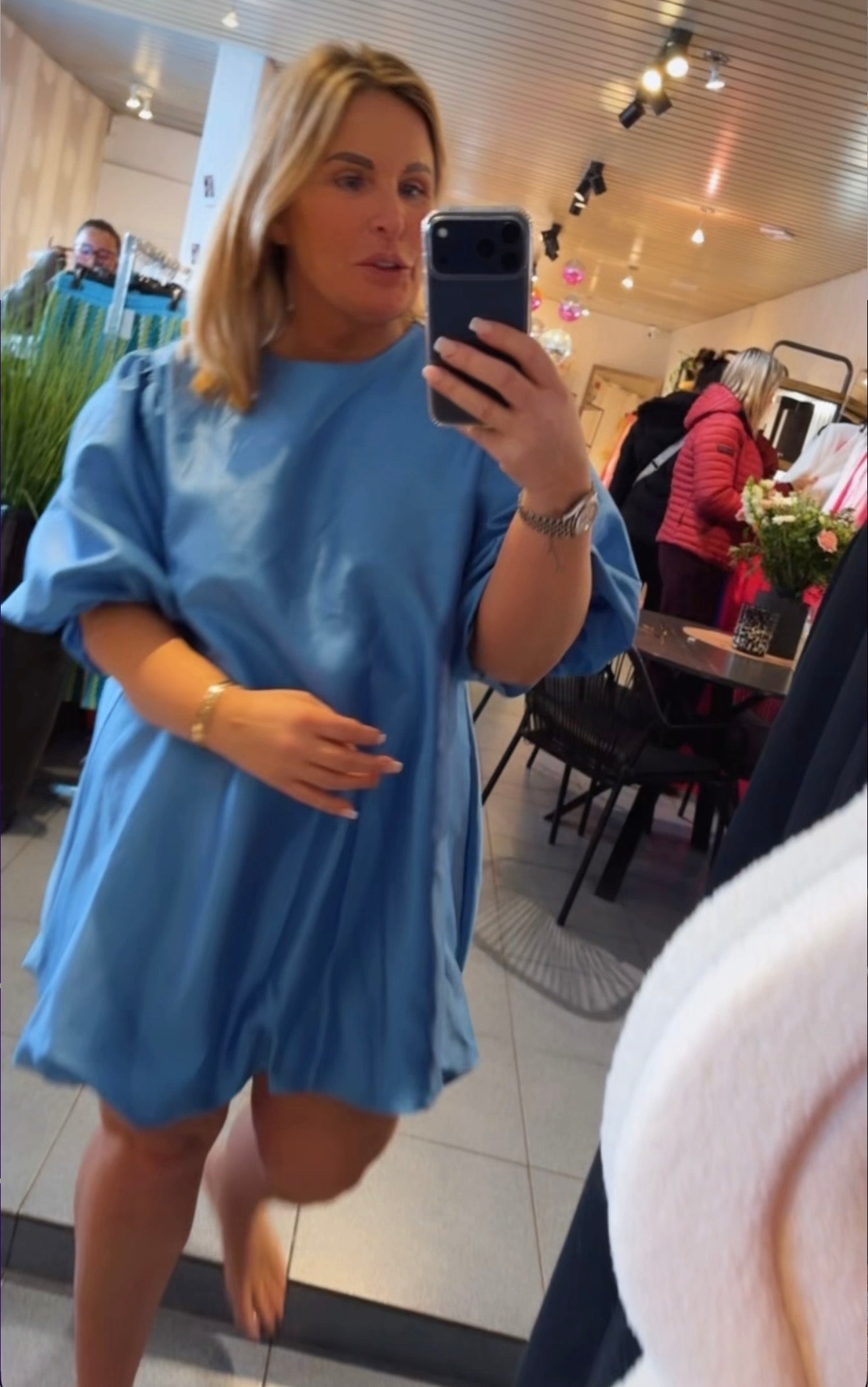 DRESS POPETTE - BLUE