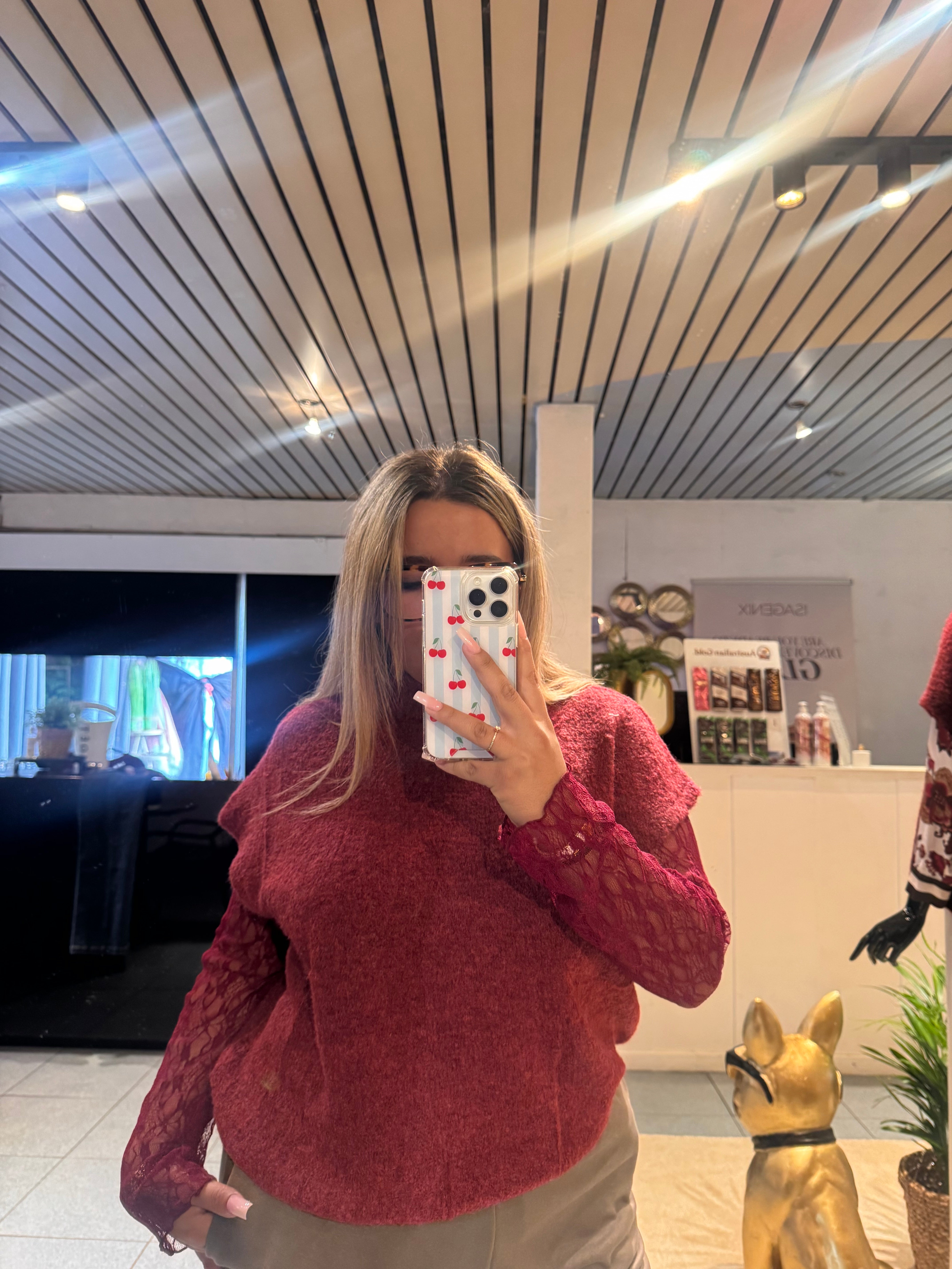 Eliza knit - Bordeaux