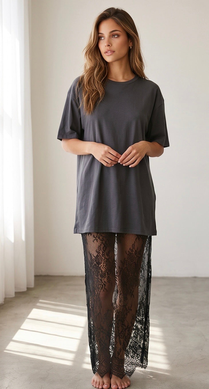 AURA SKIRT - BLACK