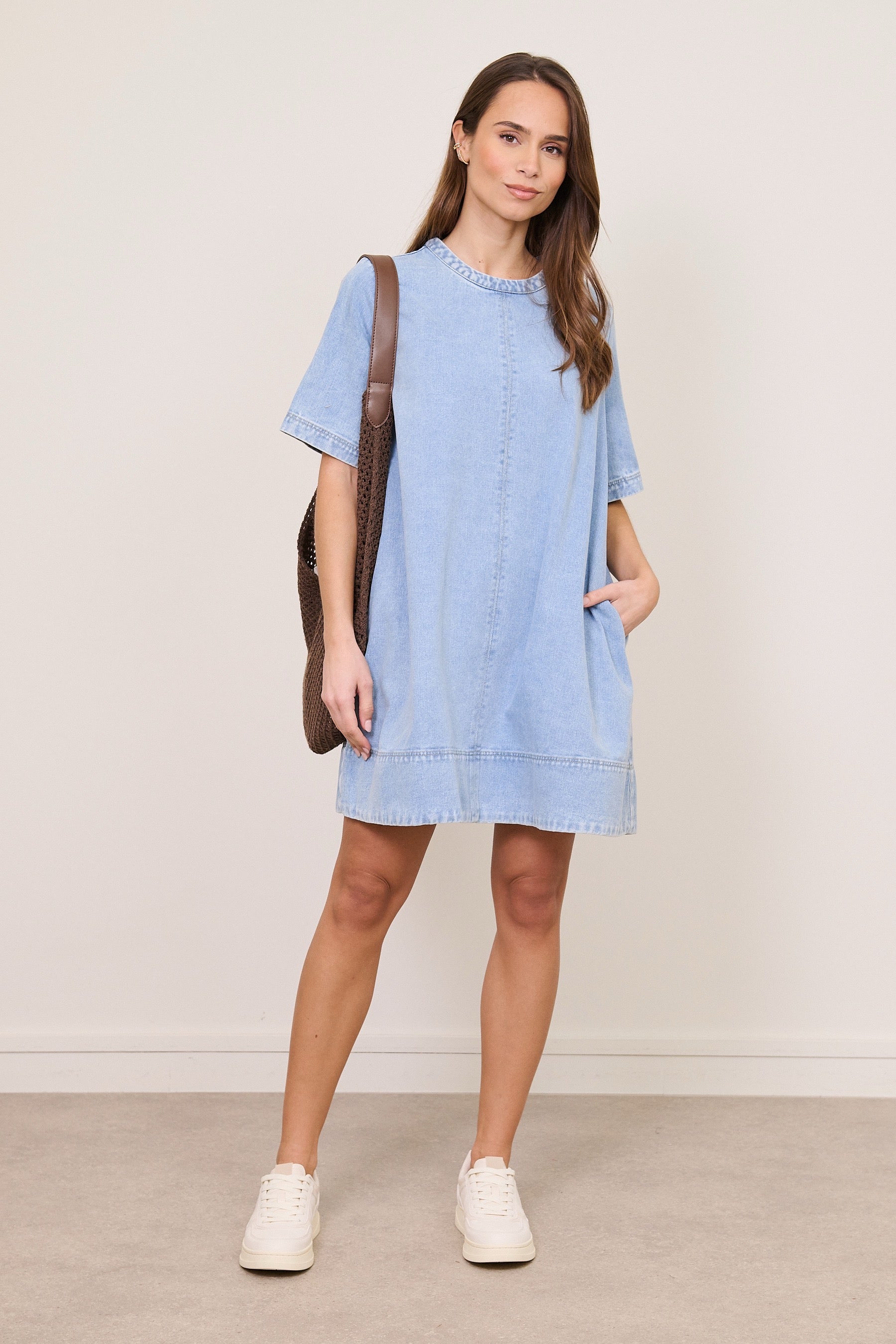 ELODIE DRESS - JEANS