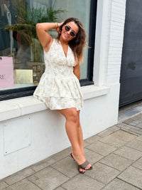 FLOWER DRESS - SOFT GREEN