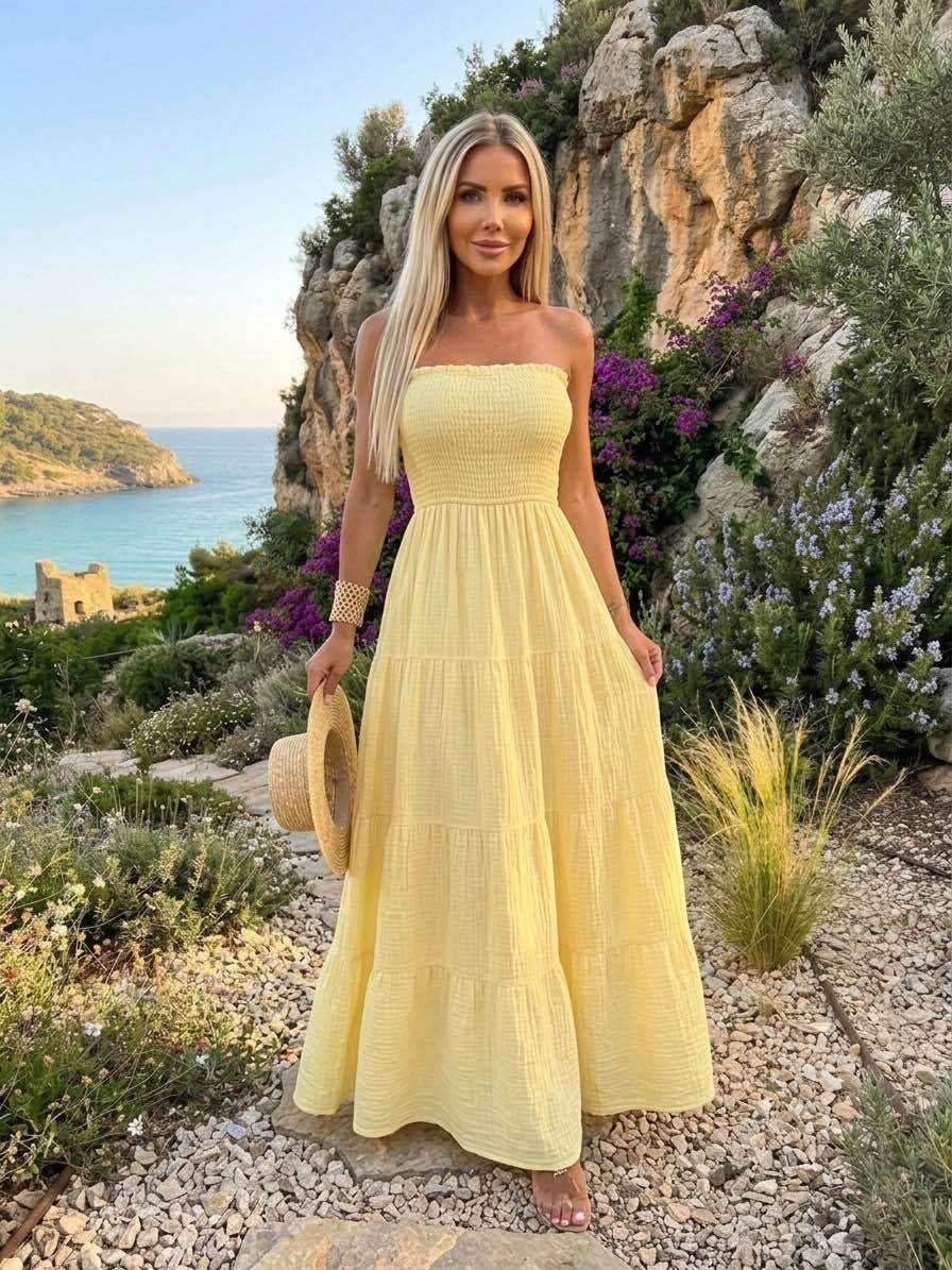 DRESS CALA - YELLOW